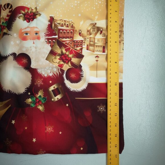 Set of 2 Merry Christmas Pillow Covers Only (no stuffing) Homemade - Picture 4 of 5